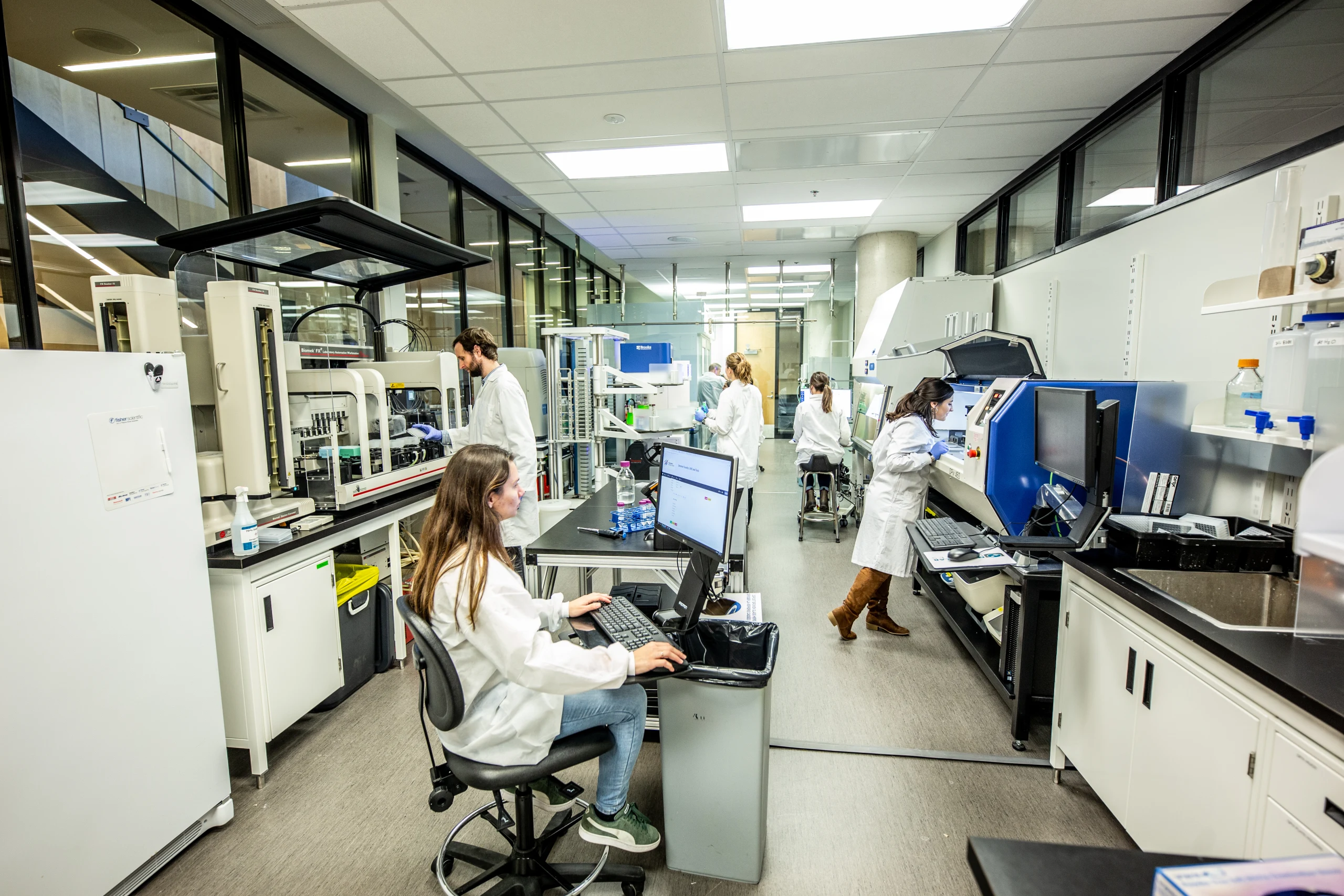 Concordia Genome Foundry automation laboratory in 2018