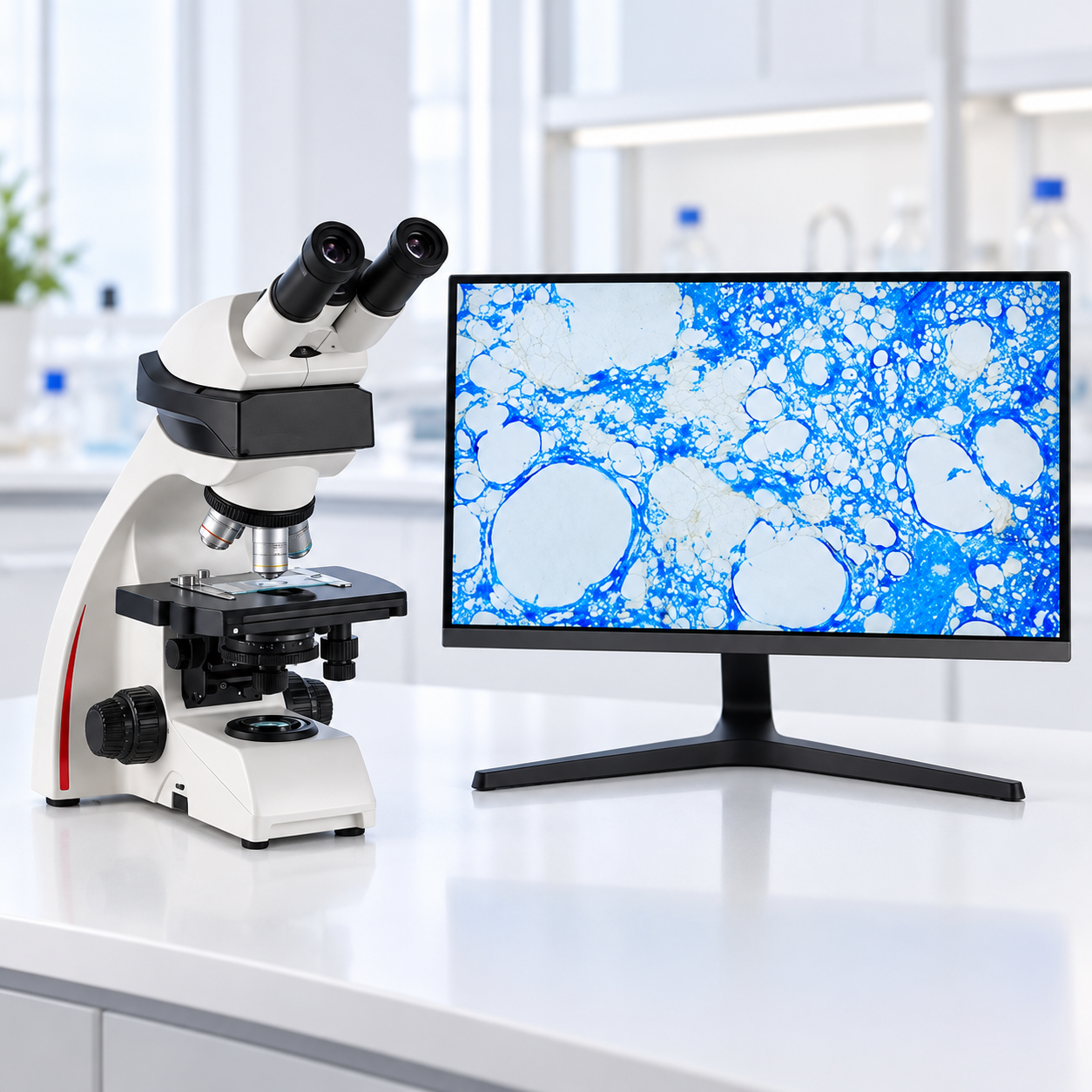 DM500 microscope with ICC50W