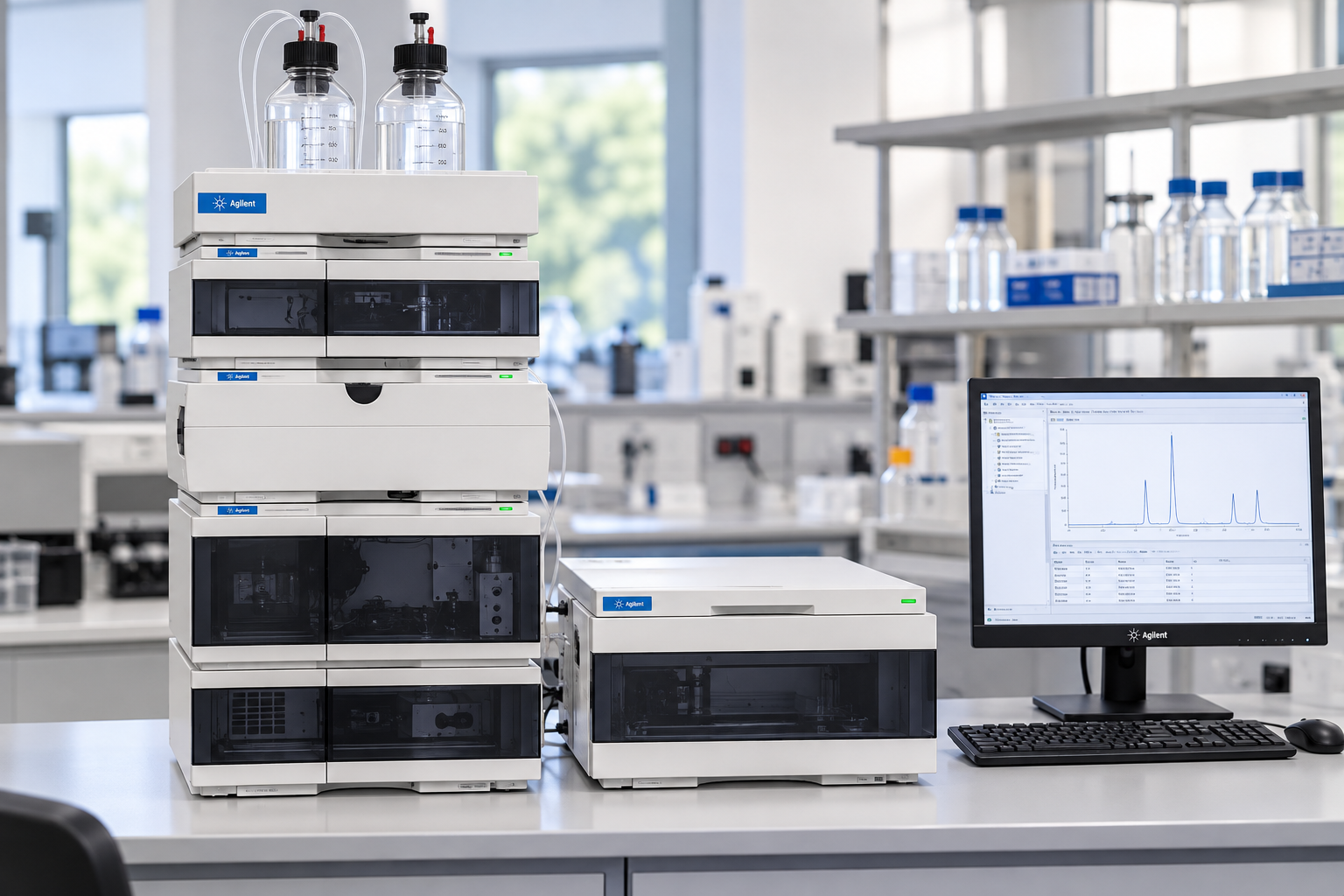 Agilent 1260 Infinity II HPLC (UV/RI)