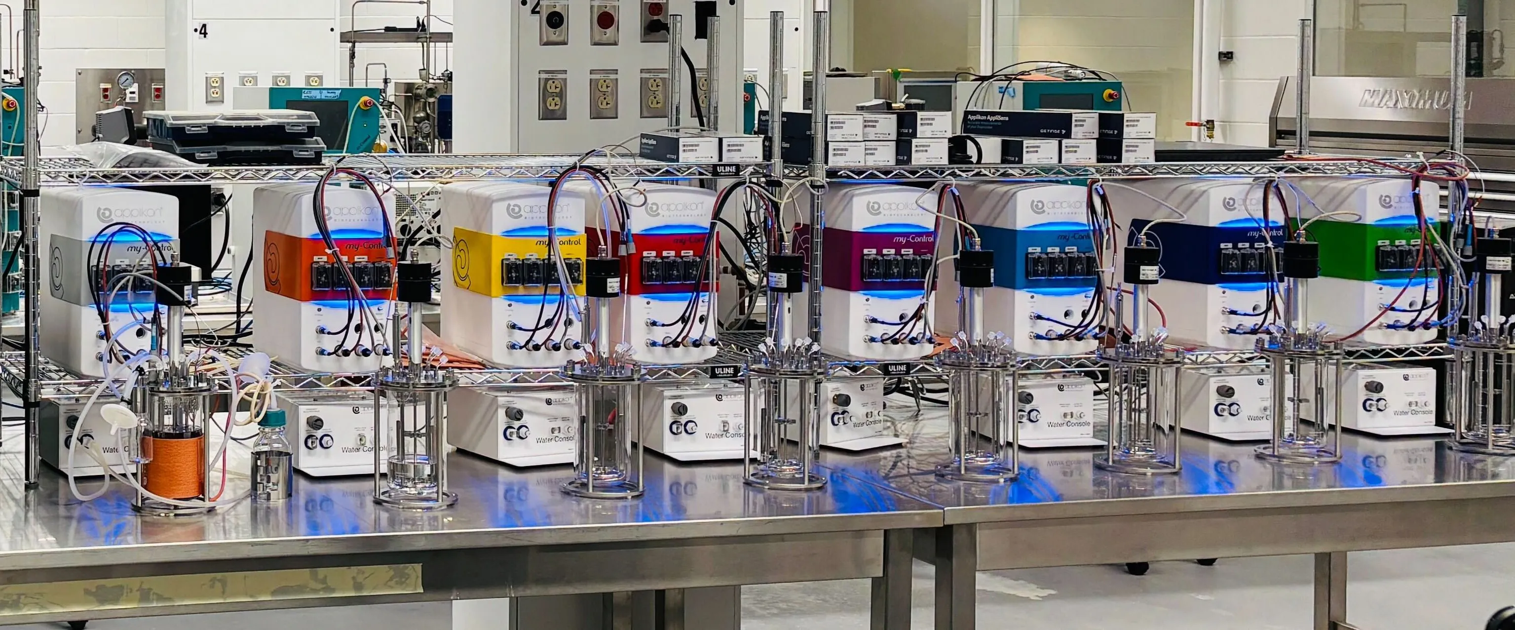 View parallel small-scale bioreactors