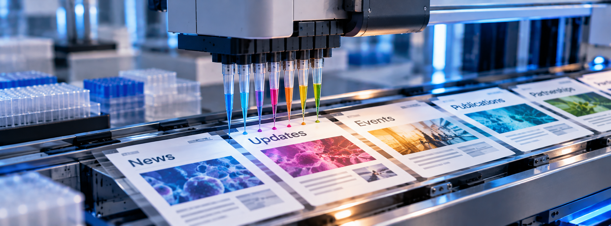 Researchers collaborating at Concordia Genome Foundry